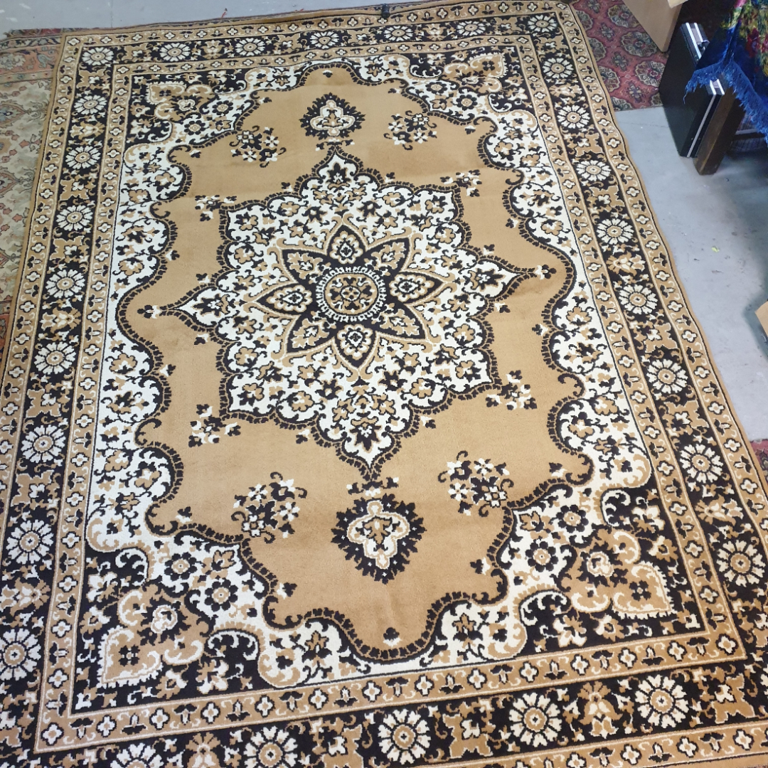 Ковер, полиамид, размер 259*310 см, винтаж Германия. Картинка 1
